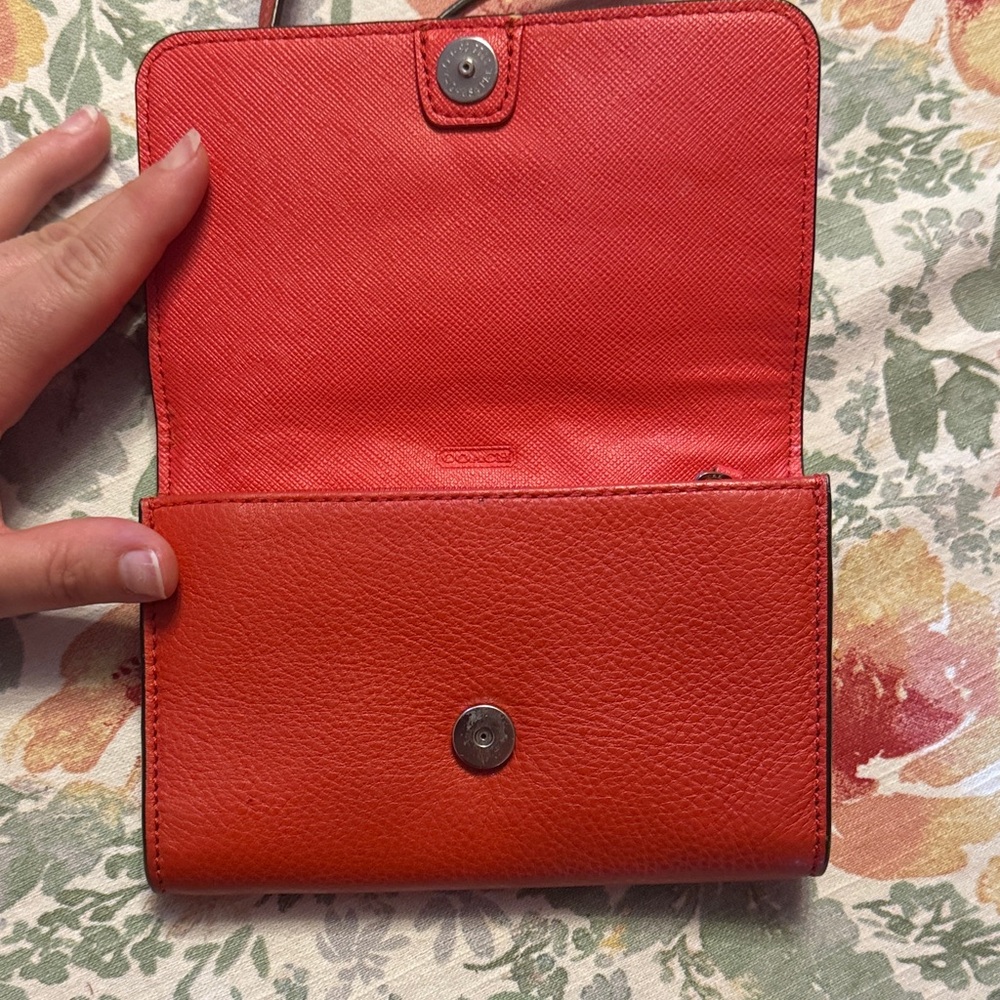 Coach Red Crossbody Mini Bag - Picture 10 of 17